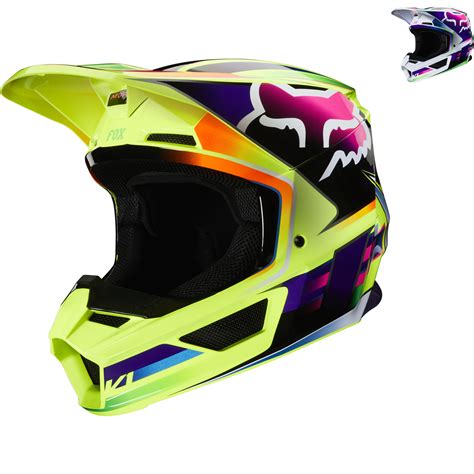 Fox Red Bull Motocross Helmet Fox V4 Red Bull Tomas Fernandez Red