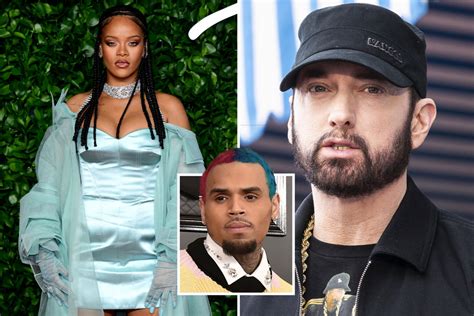 Eminem Apologizes To Rihanna In His New Album For Siding With Chris Brown After He Assaulted