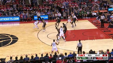 Norman powell went behind his back and between his legs to free up space for a nasty dunk. Norman Powell drives and dunk on Thon Maker - YouTube