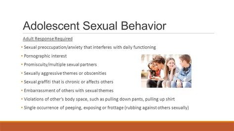 Sex Interests And Sex Behavior During Adolescence And Risk