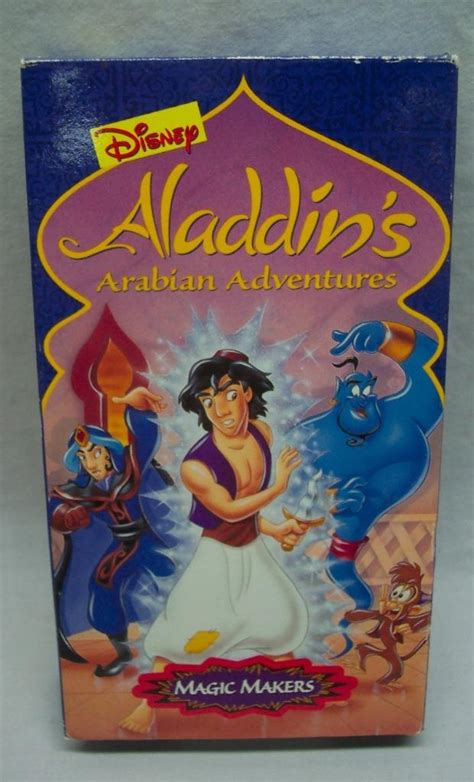 Walt Disney Aladdins Arabian Adventures Magic Makers Vhs Video