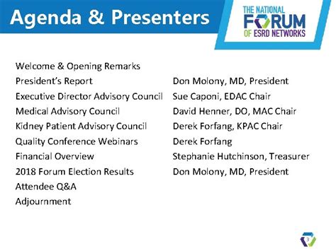 2018 Annual Meeting Wednesday June Agenda Presenters Welcome