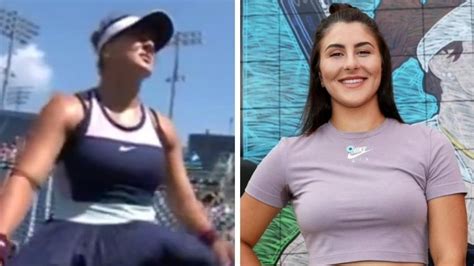 Us Open Bianca Andreescu Wardrobe Malfunction In Victory Over