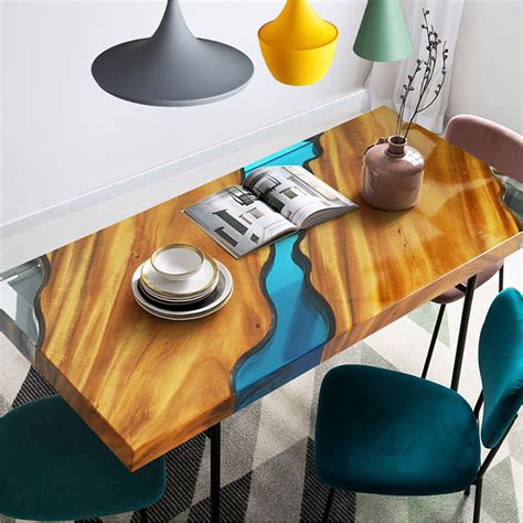2010s american modern epoxy resin coffee and cocktail tables. China High Quality Luxury Solid Wood Round Clear Epoxy ...