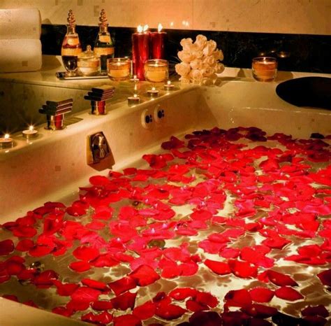 rose pedal jacuzzi romantic room romantic things romantic evening romantic ts romantic