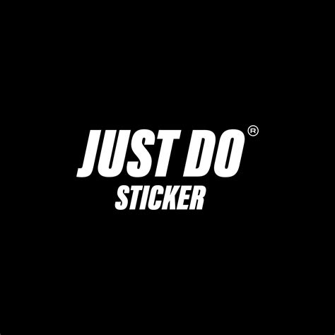 Just Do Sticker