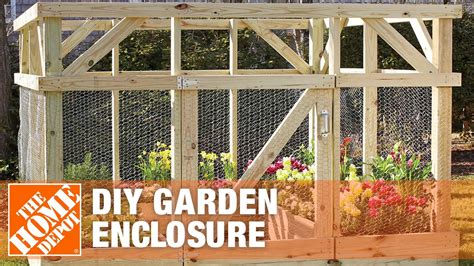 The height of the fence depends on the materials and the design. DIY Garden Enclosure | How to Keep Animals Out of Your ...