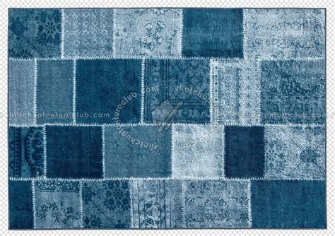 Patchwork patterned contemporary rug texture 20045