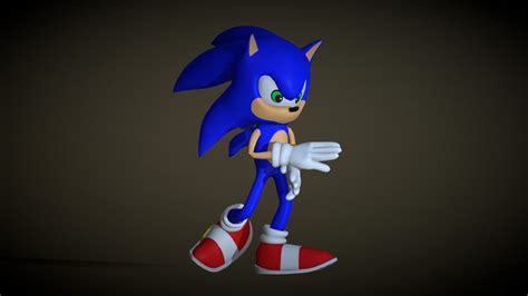 Sonic The Hedgehog Download Free 3d Model By Ashevchuk Alex