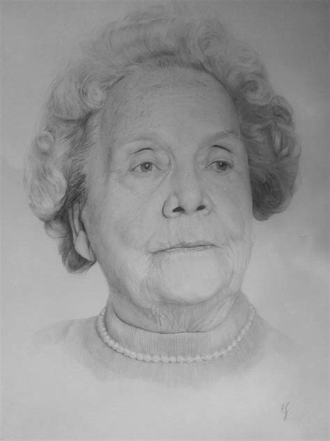 Portrait Of My Grandmother American Artists Portraiture North