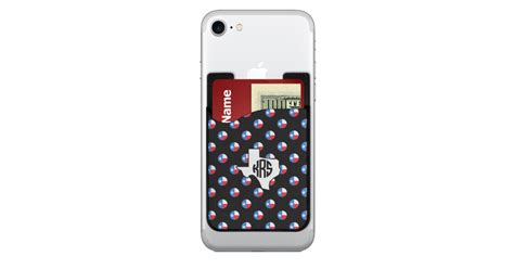 Custom Texas Polka Dots 2 In 1 Cell Phone Credit Card Holder And Screen