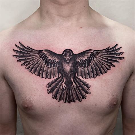 Discover 68 Raven Tattoo Chest Super Hot Incdgdbentre