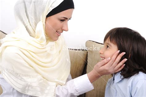 Muslim Mother And Son Relaxing At The Home Royalty Free Stock Image Storyblocks