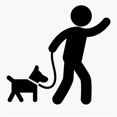Dog Walkingclip Artline Walk Dog Icon Free Transparent Clipart