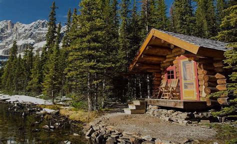 Lake Ohara Lodge Canada Solets Go House In The Woods Cabin