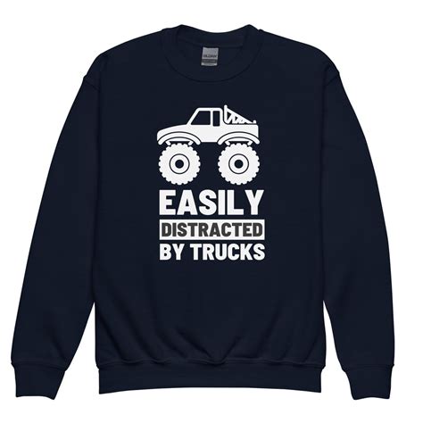 Funny Easily Distracted By Trucks Cute Gift Idea Adorable Etsy