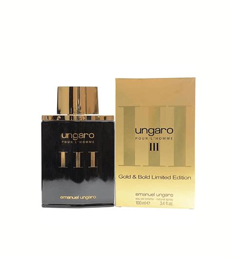 Perfume Emanuel Ungaro Ungaro 3 Gold Edition Edt 100ml Hombre — La Casa