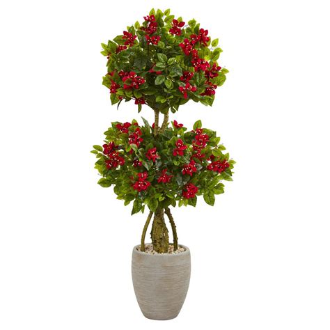 Up to 50% discount on all bougainvillea! Nearly Natural 4.5 ft. High Indoor/Outdoor Double ...