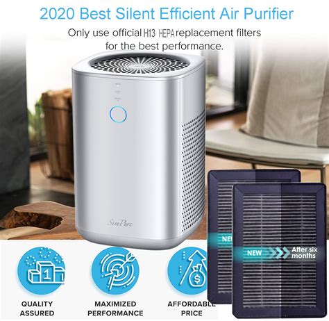 Air Purifier True Hepa Filter Air Cleaner For Home Smoker Allergies
