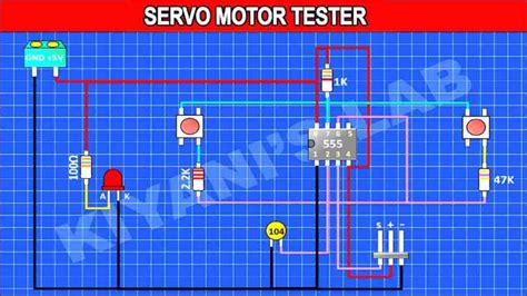 How To Make Servo Motor Tester Using 555 Ic Tronicspro