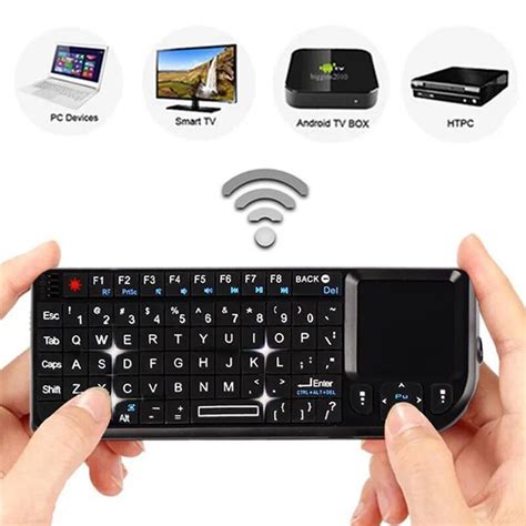 New Mini Wireless Keyboard Air Mouse Keyboards 24g Handheld Touchpad