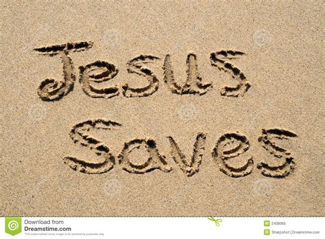 Jesus Saves Stock Image Image Of Religious Biblical 2408365
