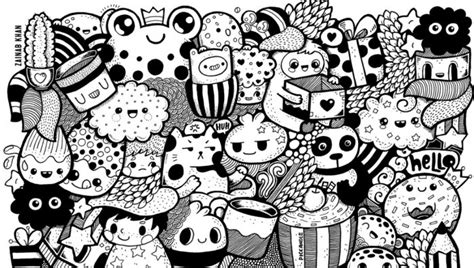 30+ Gambar Doodle Art yang Simple, Keren, dan Mudah Ditiru ! - IRIEQ BLOG