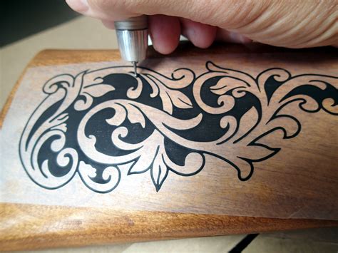 Wood Releif Carving Custom Engraving Power Carving Dremel Wood