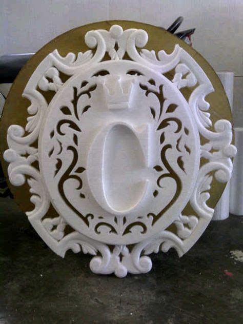 Styrofoam Frame Ukiran Pigura Styrofoam Seni Dekorasi
