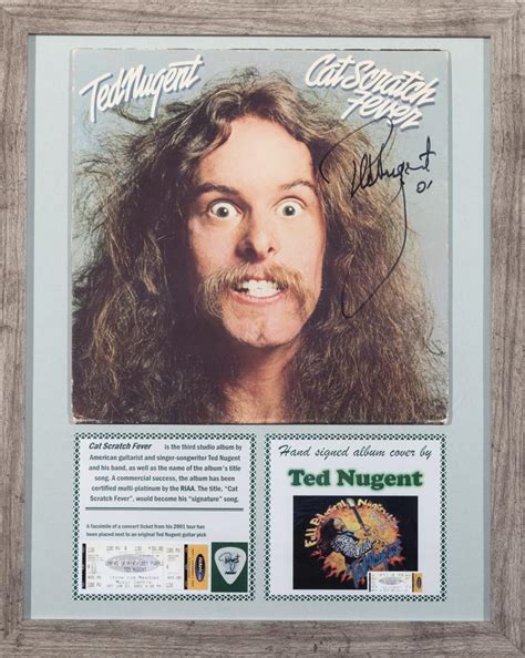 Lot Ted Nugent Album And Pick