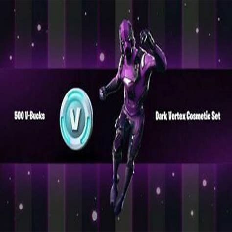 Fortnite Dark Vertex Skin 500 V Bucks Digitális Kulcs Xbox Emaghu