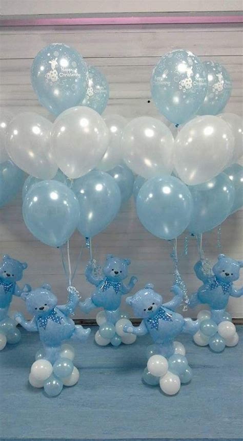 Balloon Teddy Bears Birthday Or Baby Shower Fun Diy Decor Baby Shower