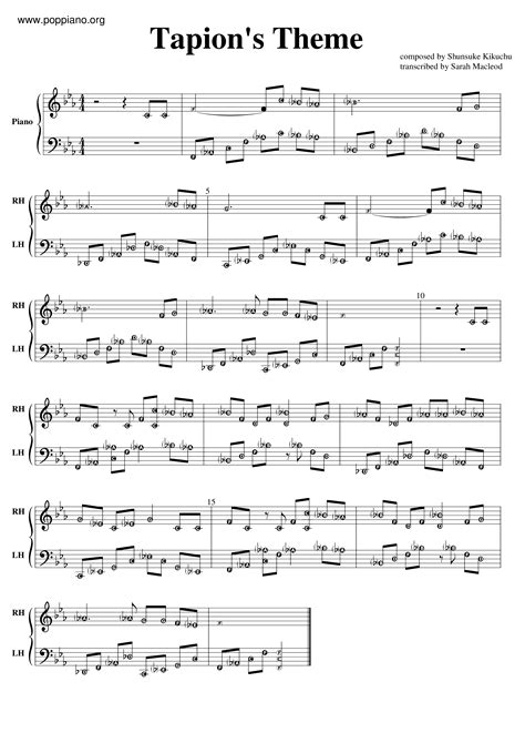 Check spelling or type a new query. Dragon Ball Z-Tapion's Theme Sheet Music pdf, - Free Score Download ★