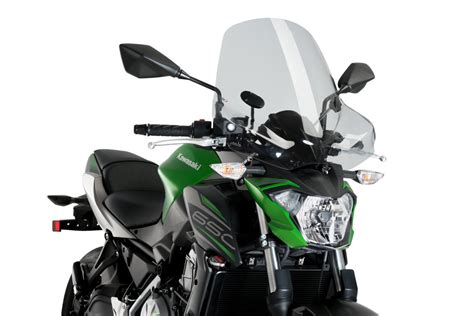 Windshield Touring Ii For Motorcycle Kawasaki Z650 2018 Puig Hi Tech