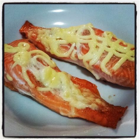 I had baked salmon at a friend's house recently. Recipe: Baked Salmon Mayonnaise (Salmon... | B's KITCHEN