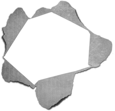 Transparent Ripped Paper Hole