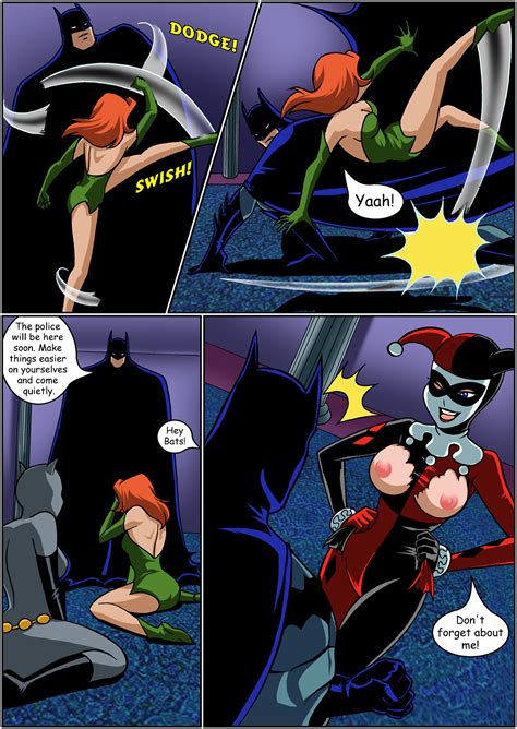 Rule 34 3girls Batman Batman Series Breasts Catwoman Comic Dc Dcau Female Harley Quinn