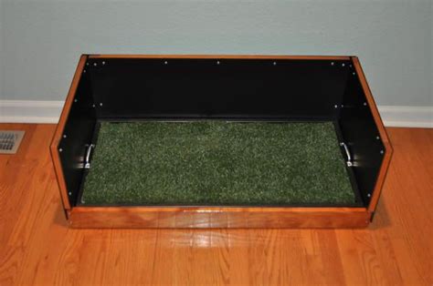 I didn't even hear of indoor dog potty options until i was in my 30s. 21___Source | Dog litter box, Dog potty, Dog potty diy