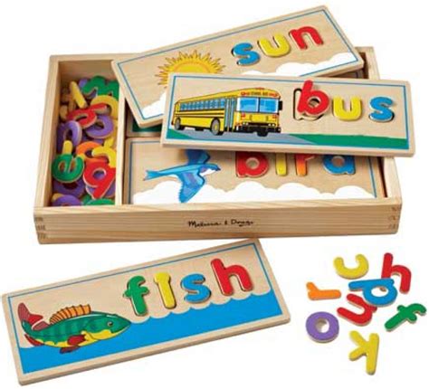 Melissa And Doug See And Spell Learning Game Wooden Educational Toy Child
