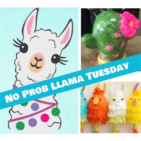 Kids Camp No Prob Llama Tuesday In Studio Art Camp With Zoom Option