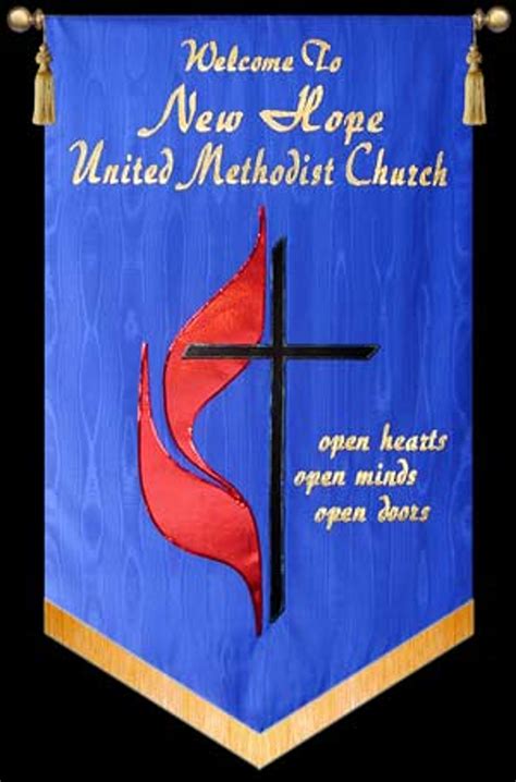 United Methodist Church Welcome Christian Banners For Praise And Worship