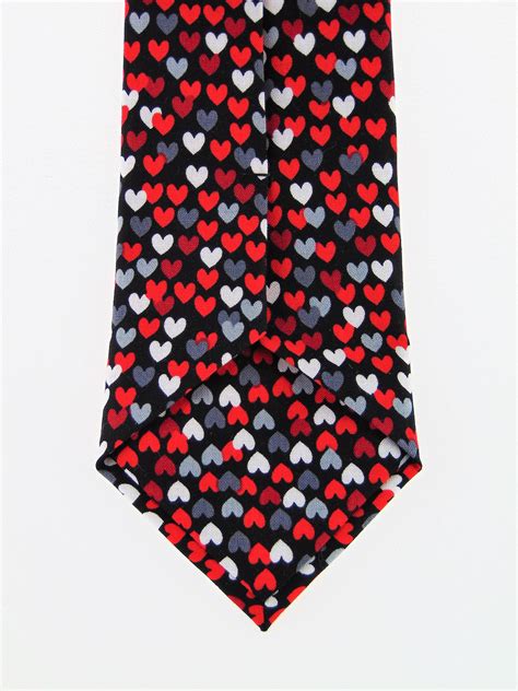 Heart Tie Valentines Hearts Necktie Also Available As A Skinny Tie
