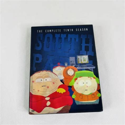 South Park The Complete Tenth Season Dvd 2007 3 Disc Set 735 Picclick