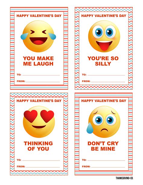 Free Printable Valentines Cards For School