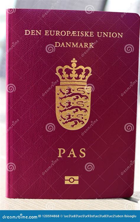 Danish Passport Stock Photography 87534554