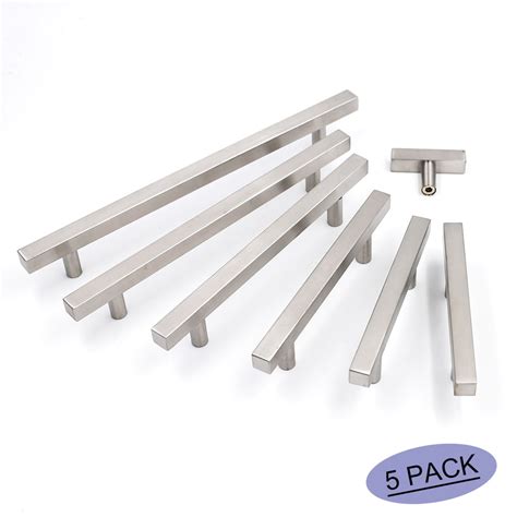 I also like that it came in a variety of sizes. Stainless Steel Cabinet Pulls Goldenwarm LSJ22BSS Square ...