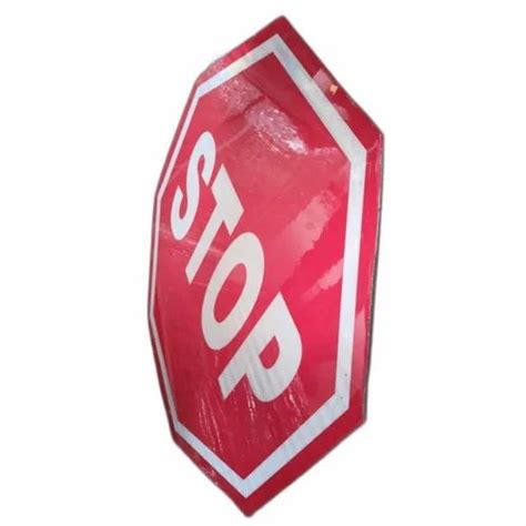 Aluminium Octagonal Traffic Sign Board For Road Safety Board
