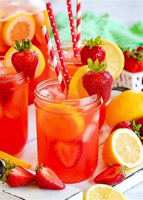 Strawberry Lemonade Just 3 Ingredients Mom On Timeout