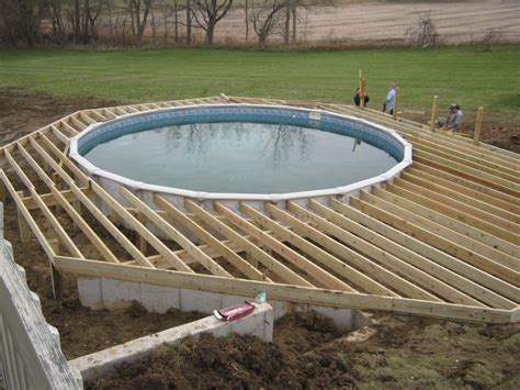 28 Free Standing Above Ground Pool Deck Ideas How To Build A Pool