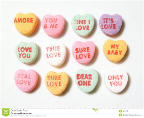 Candy Conversation Hearts Stock Image Image Of Sweethearts 429475